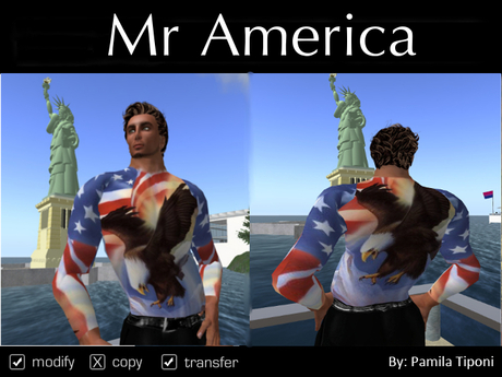 Second Life Marketplace - Mr America Shirt